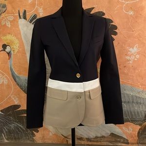Classic and stylish Michael Kors Color Blocked Blazer.